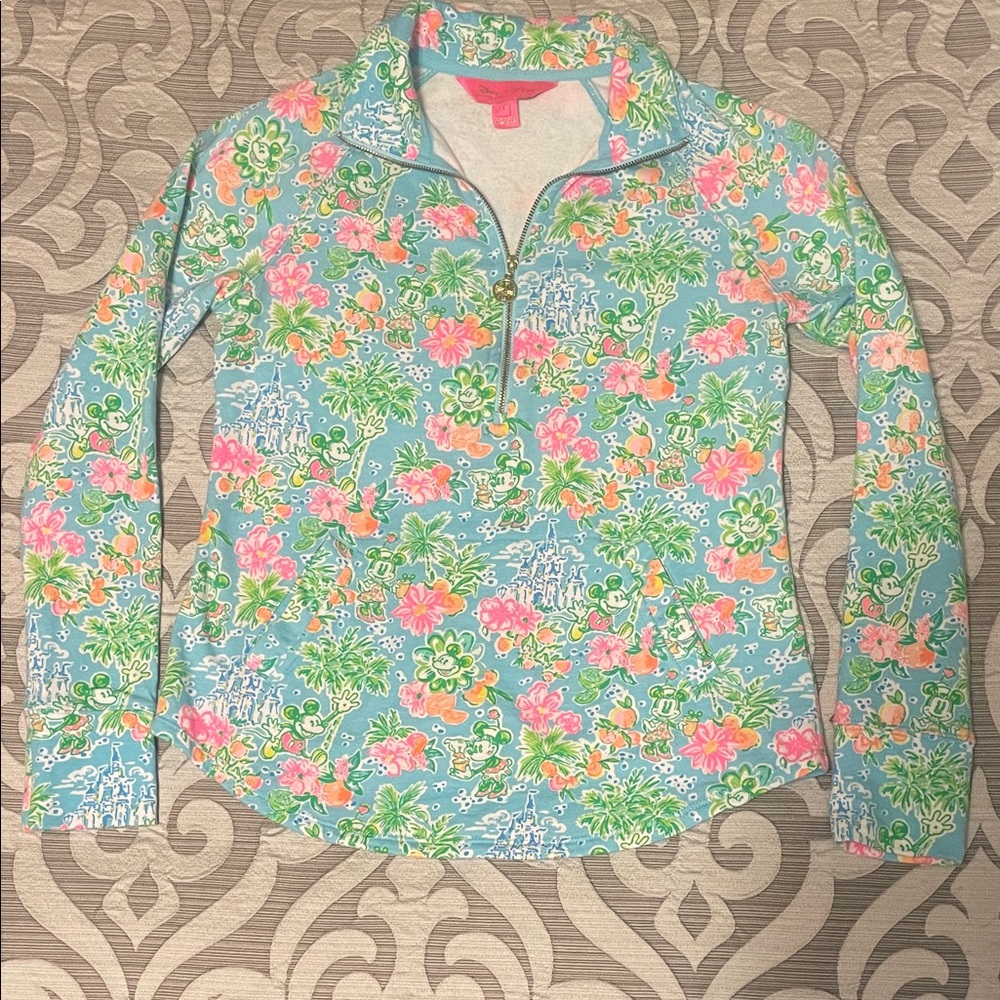 Lilly Pulitzer Lilly Loves Disney Skipper Popover Size XXS Worn Once
